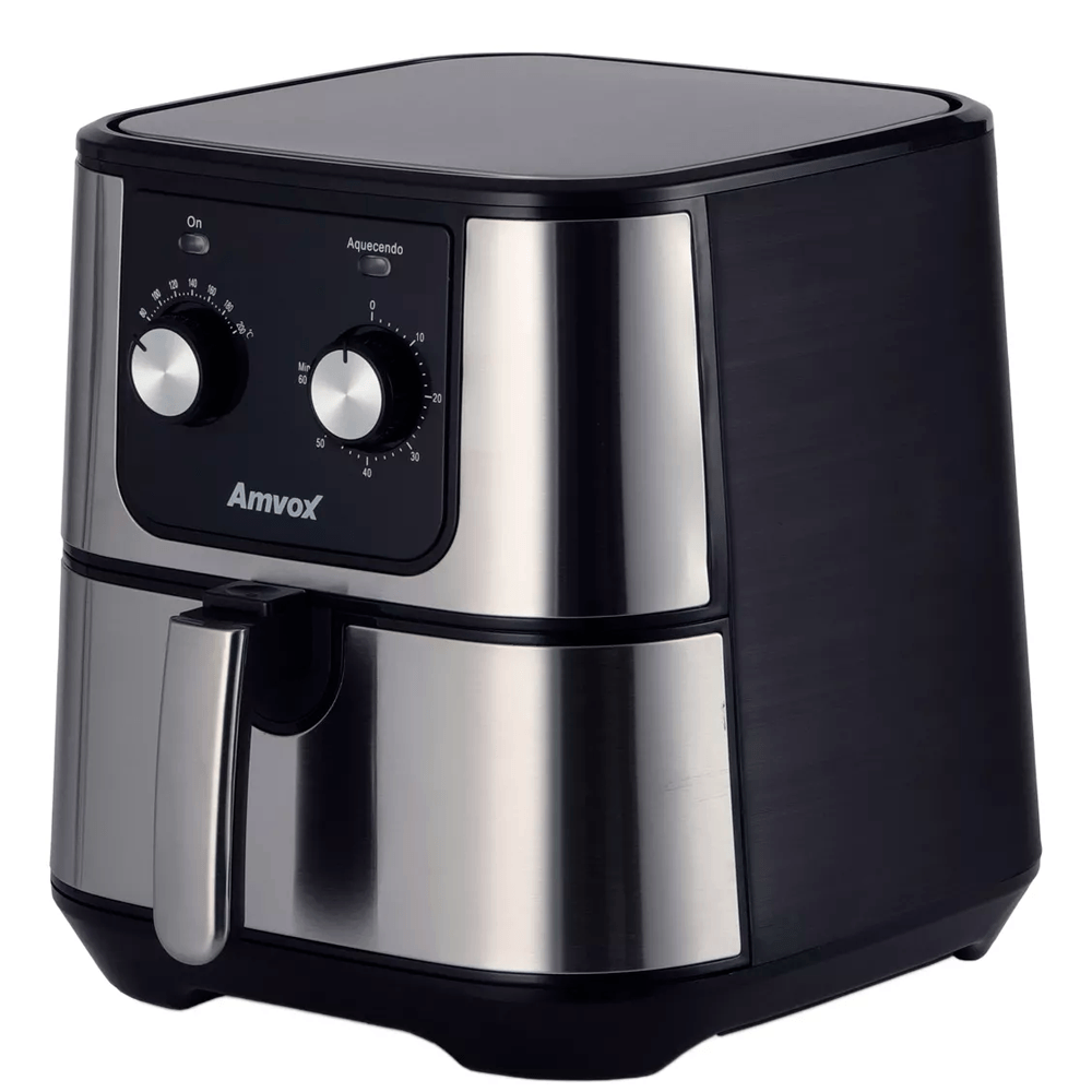 Fritadeira Air Fryer Amvox 7 Litros 1700 W Inox AFR1255