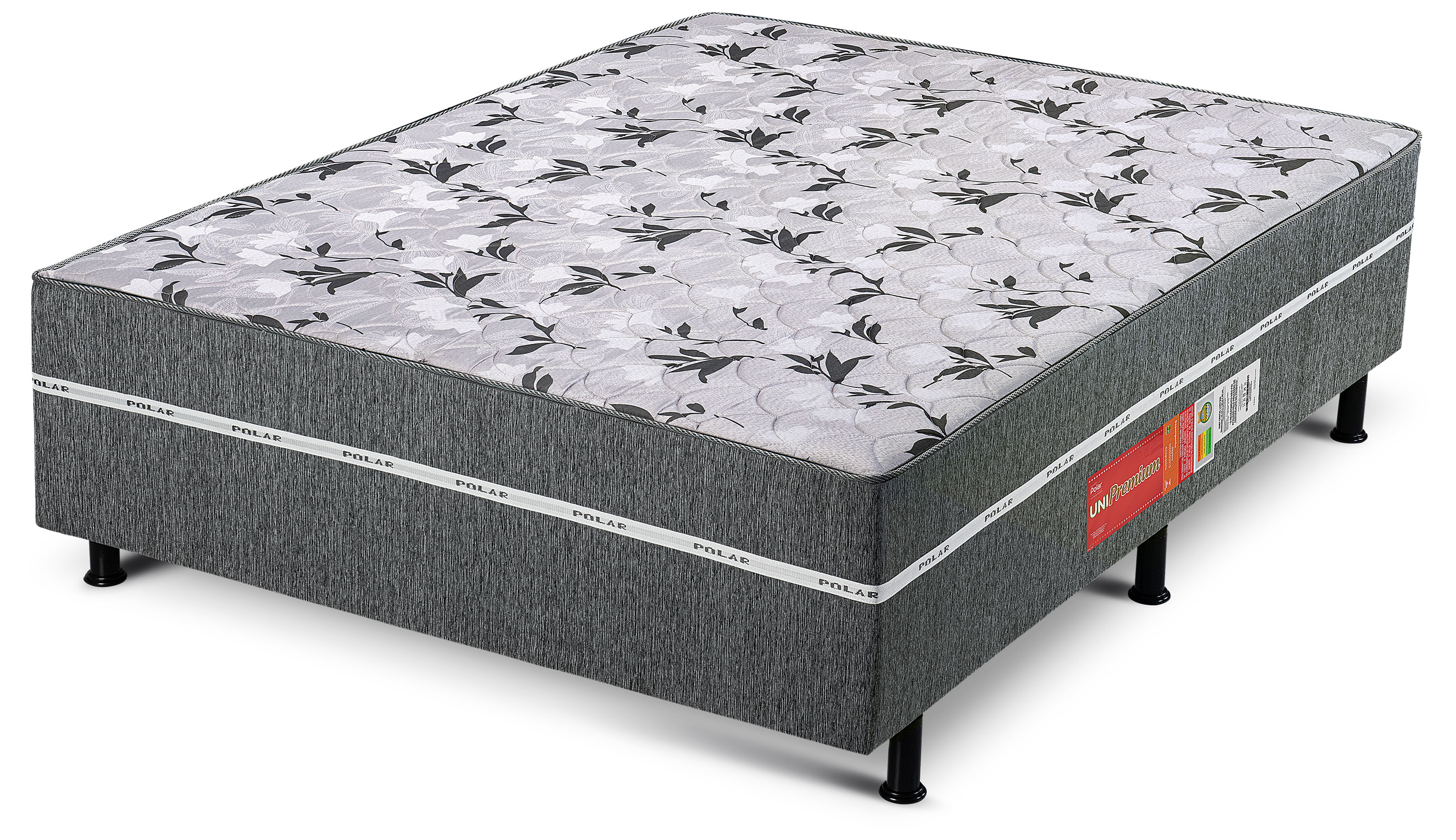 Cama Box Conjugado Casal Polar Unipremium 138x188x38cm