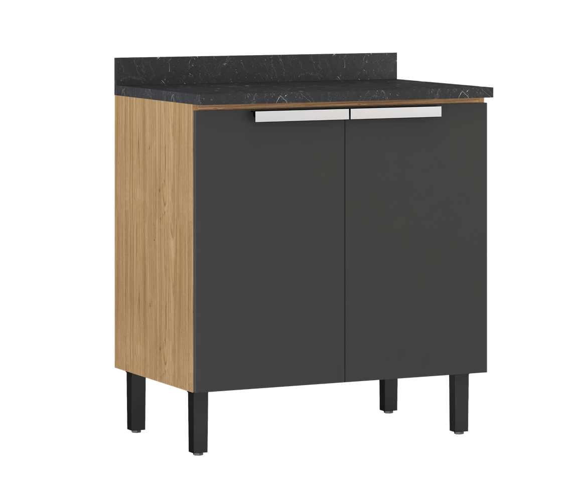 Balcão para cozinha 2 portas Itatiaia Porto 100% MDF
