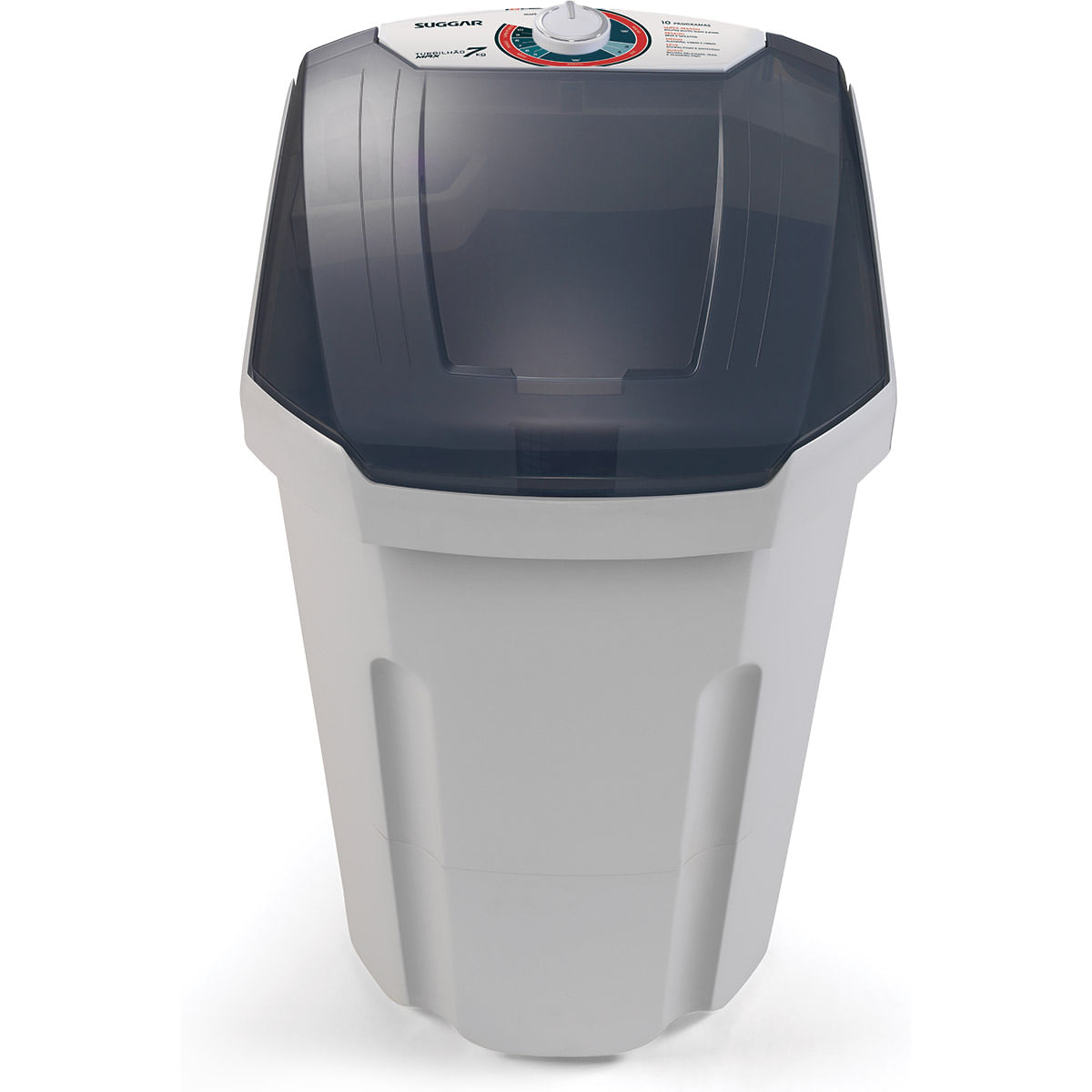 Tanquinho Lava Roupas Suggar LV7021BR 7KG Branca SemiAutomática
