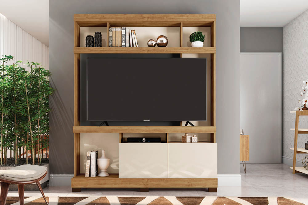 Estante Caemmun Idealle 1.6 ideal para TV até 55"