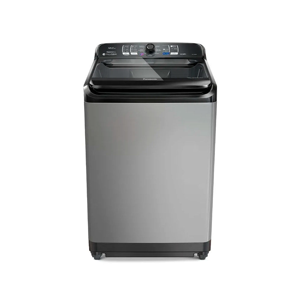 Lavadora de Roupas Panasonic NA-F120B1TA 12kg Titânio com 09 Programas de Lavagem