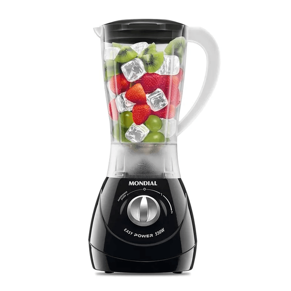 Liquidificador Mondial Easy Power 1,9L 550 W Preto L-550B