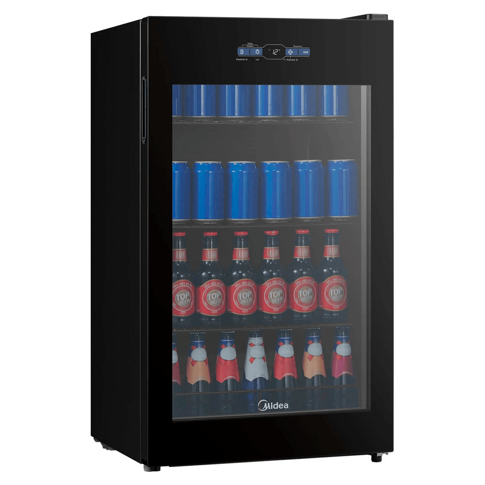 Cervejeira Midea 82 Litros 3 em 1 Frost Free Inverter Preto MDRX150FGGGL03