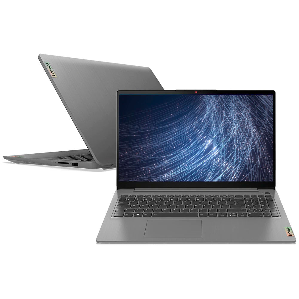 Notebook Lenovo Ideapad 3 Processador Tela TN 15.6" Full HD Antirreflexo AMD Ryzen 5 - 5500U, 8 GB RAM, 256 GB SSD, Windows 11