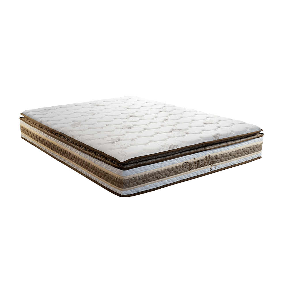 Colchão Casal Paropas D33 Vitally 138x188cm Branco