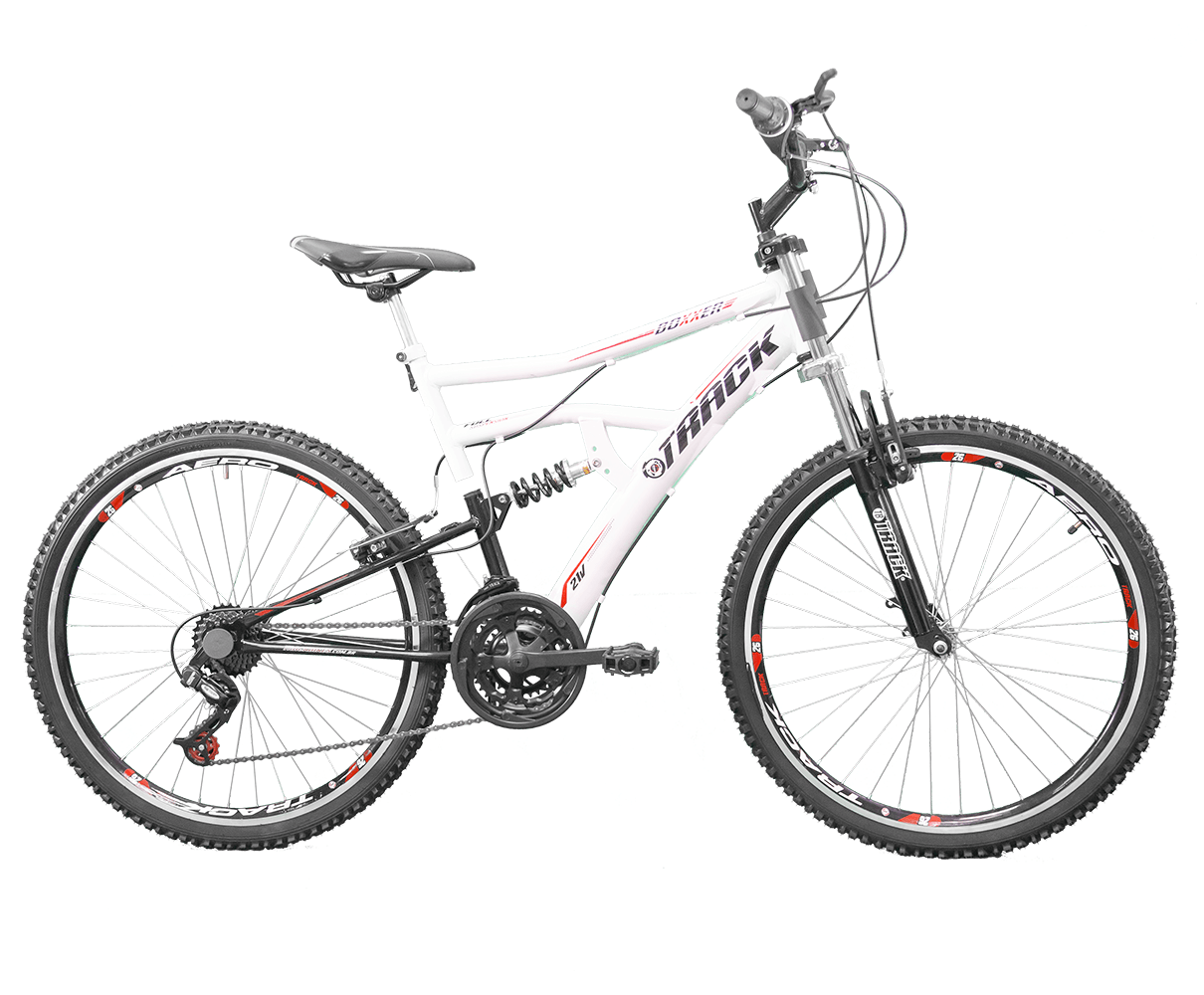 Bicicleta Mountain Bike Aro 26 Track Bikes Boxxer W Branca