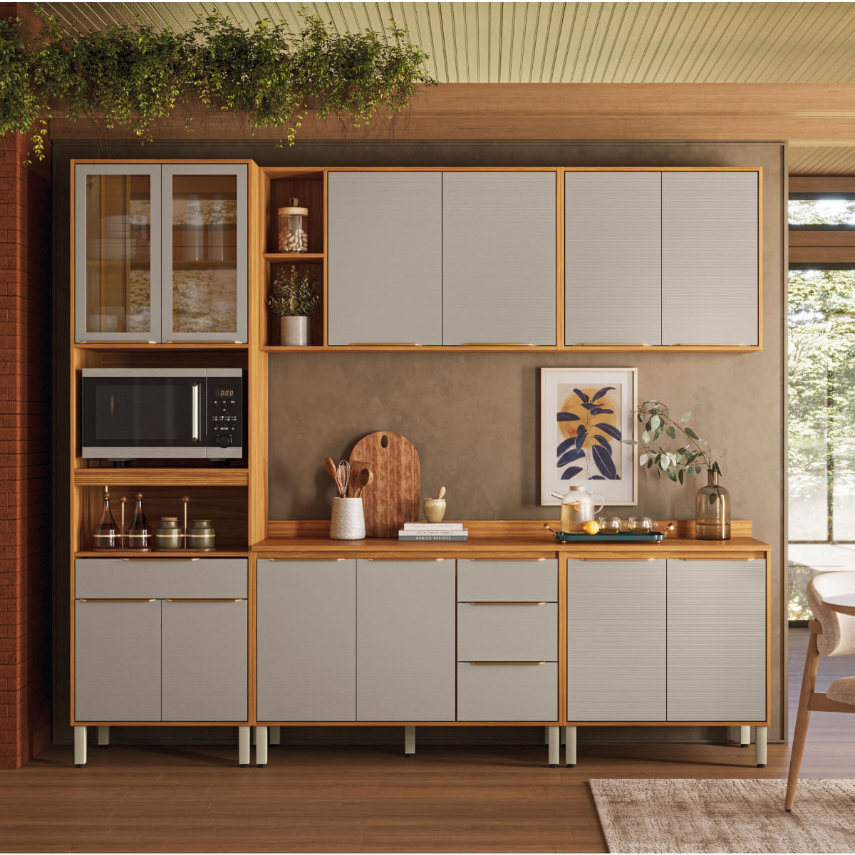 Armário de Cozinha Completo 5 peças Demóbile Plena