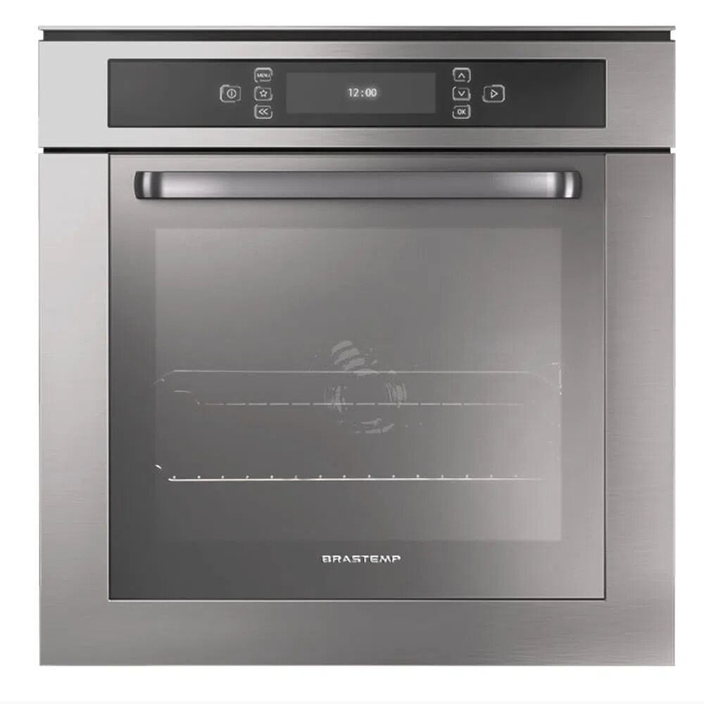 Forno de Embutir Elétrico 67 L Inox Painel Touch Brastemp BO260AR