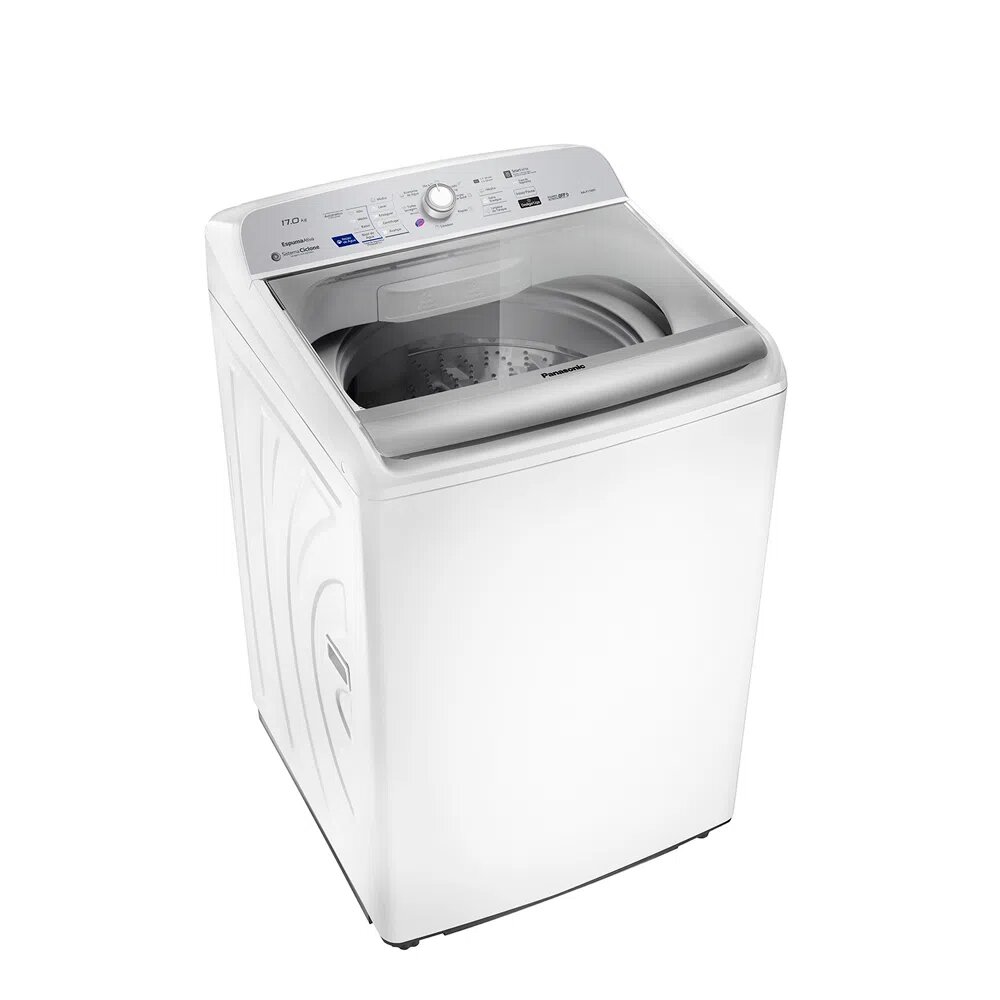 Máquina de Lavar 17kg Panasonic - Sistema Ciclone e Função Vanish NA-F170B7 W