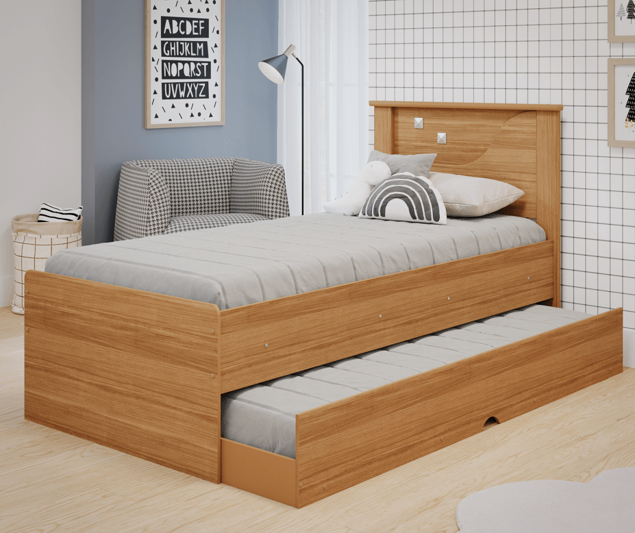 Cama Bibox Bianca II Solteiro Cimol Nature