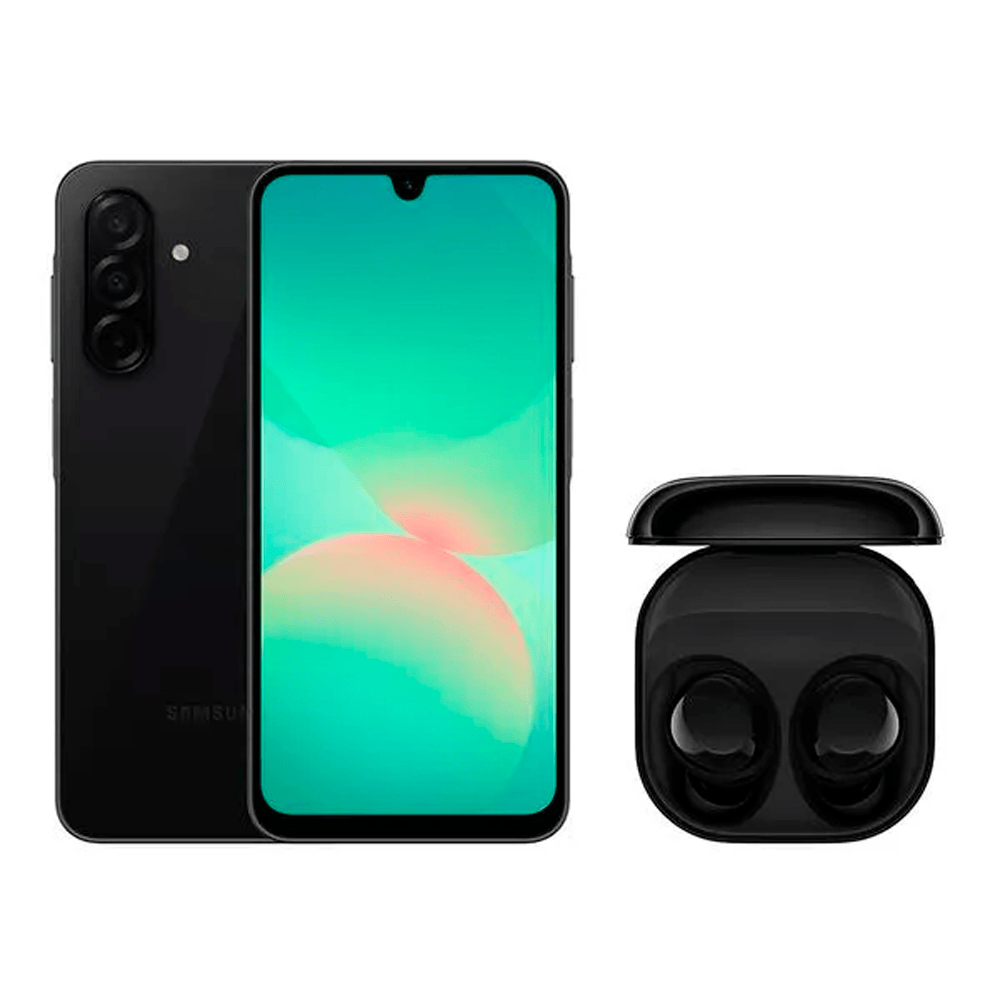 Kit Samsung Galaxy A26 5G 256 GB Preto com Galaxy Buds Core Bluetooth