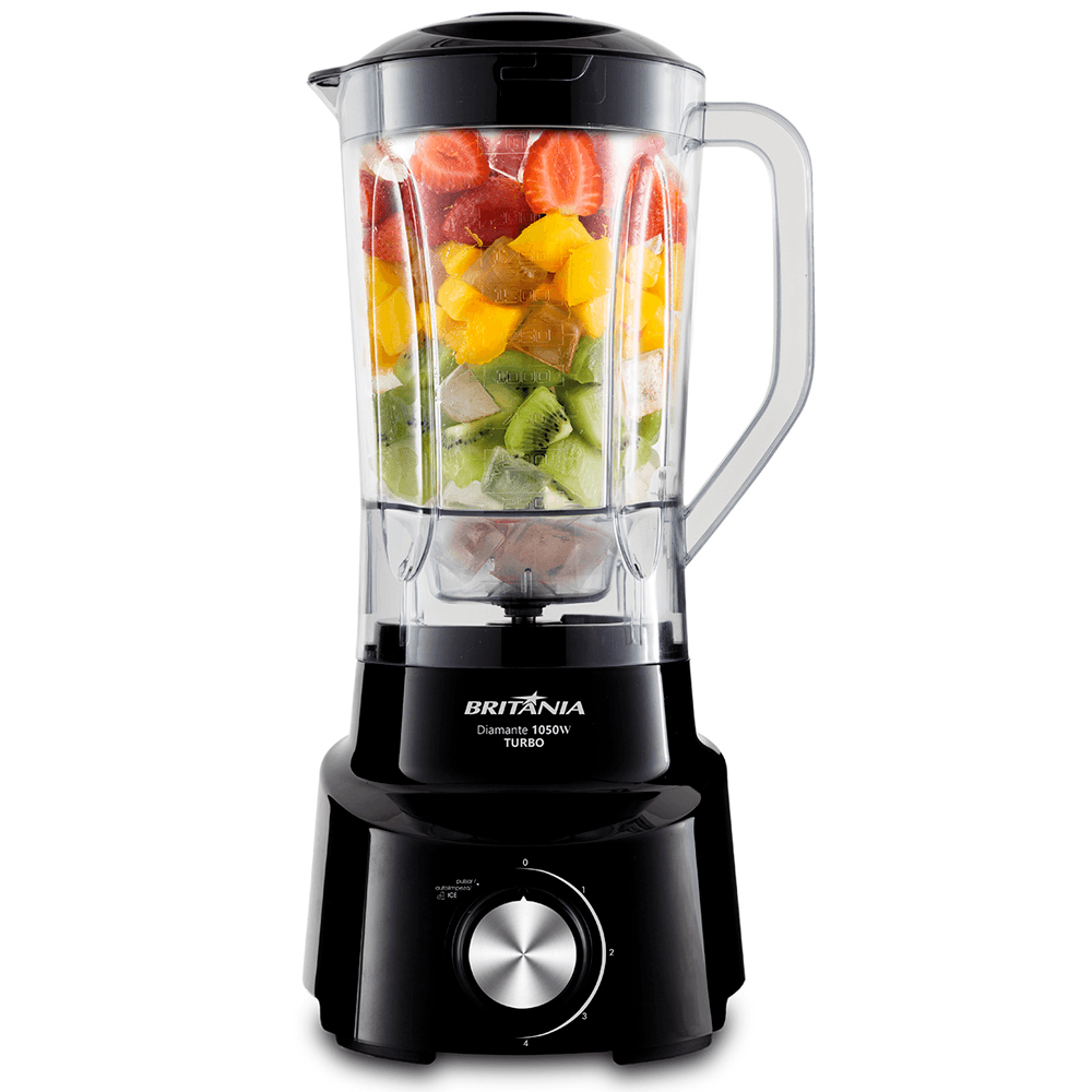 Liquidificador Britânia Diamante 800 com 4 Velocidades 1050 W