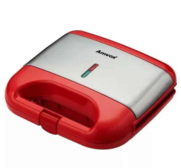 Sanduicheira Grill Amvox Antiaderente AMS500 RED