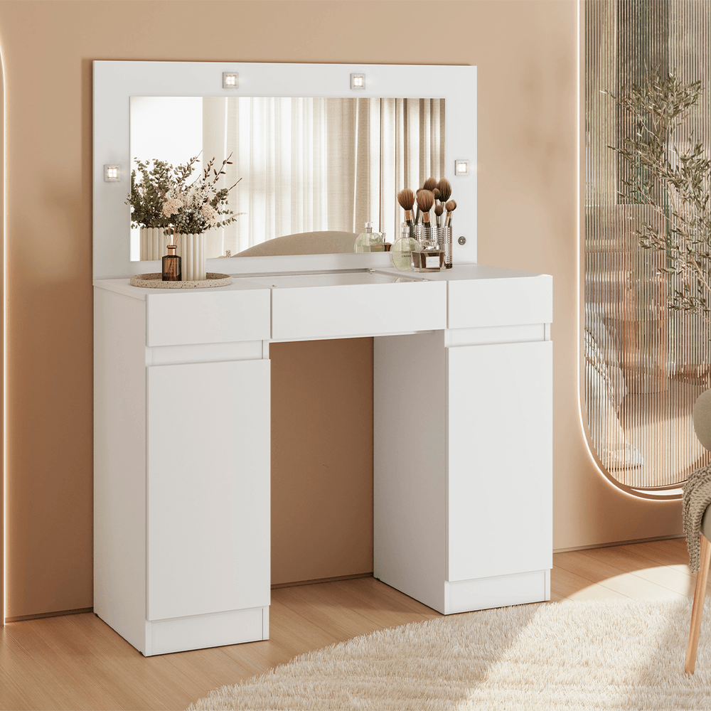 Camarim Studio Albatroz com Espelho e LED Branco