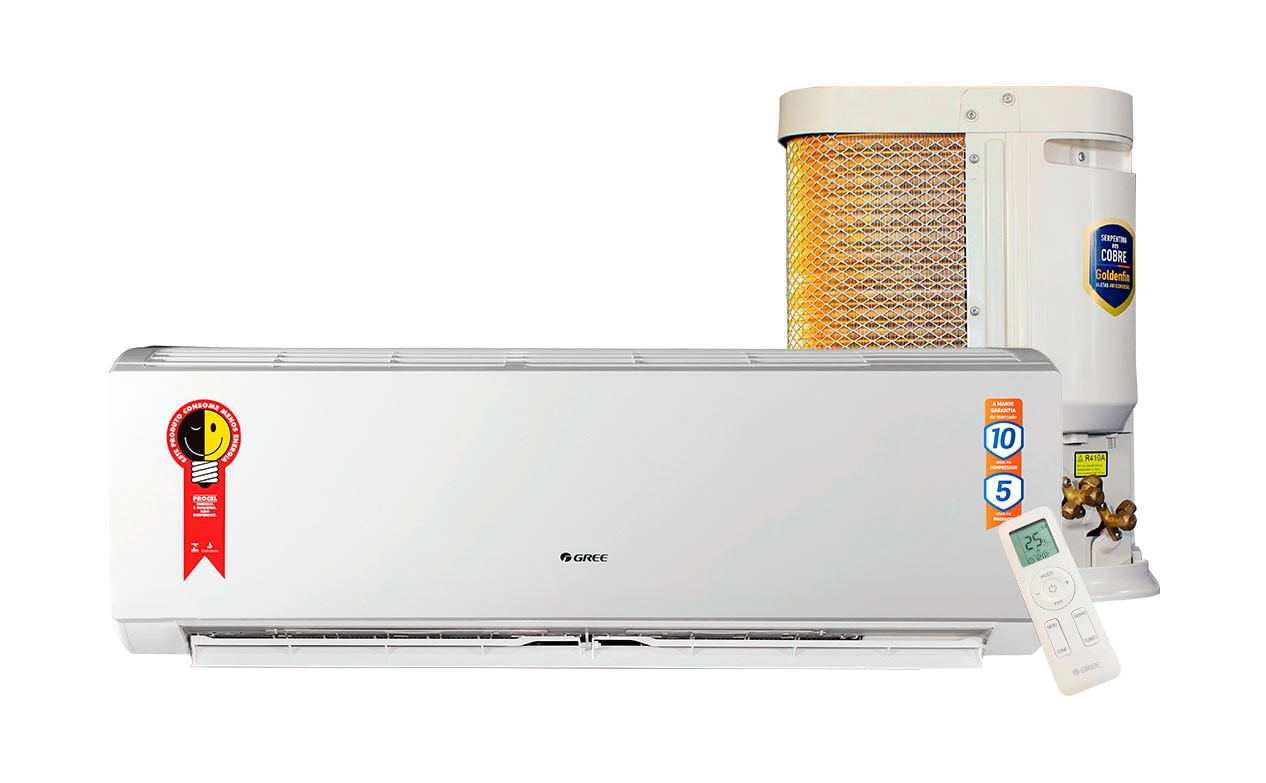 Ar Condicionado Gree GTop Inverter Connection 12000 BTU/h Frio 220v D3DNA4JW/I