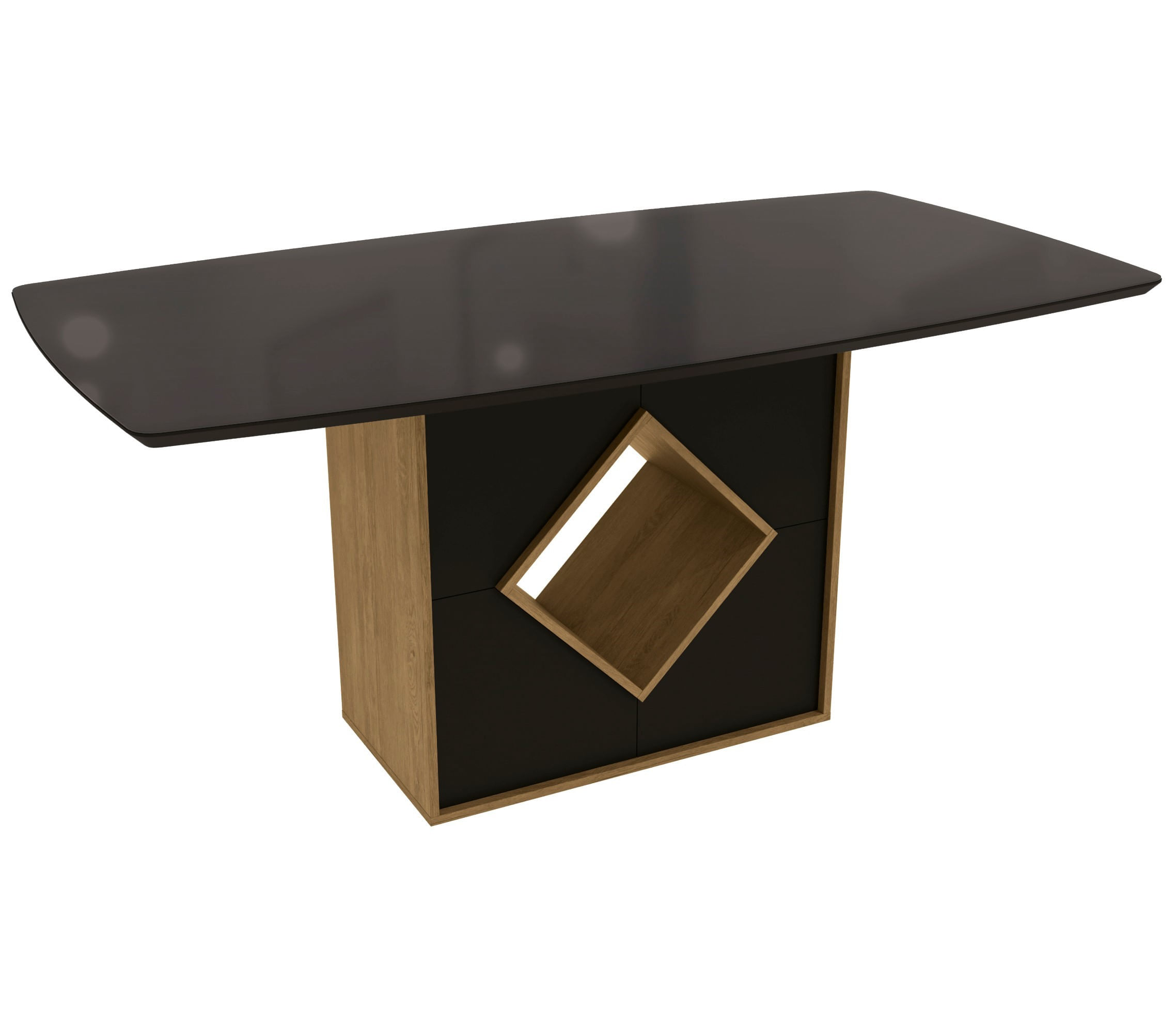 Mesa de jantar 170x90cm Kappesberg CSJ1089 FRV7 Freijó