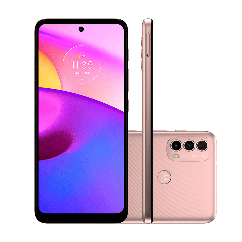 Smartphone Motorola Moto E40 Tela de 6.5" Octa Core 64 GB 4 GB Câmera Tripla