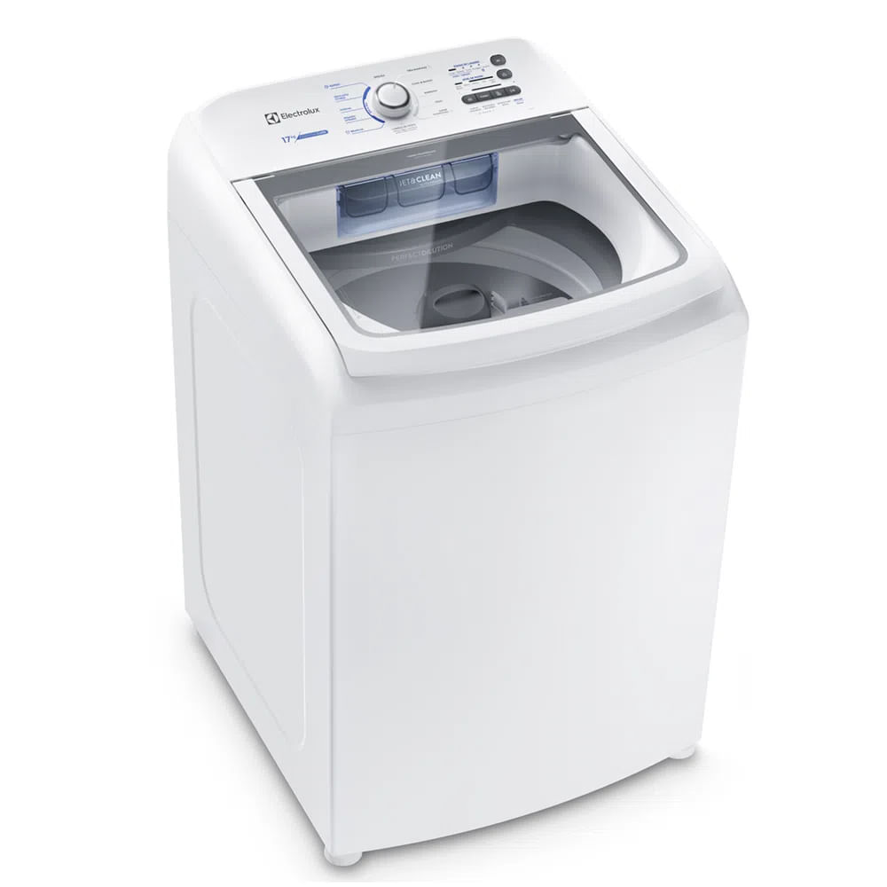 Máquina de Lavar Electrolux LED 17kg Essential Care com Cesto Inox, Jet&Clean e Ultra Filter