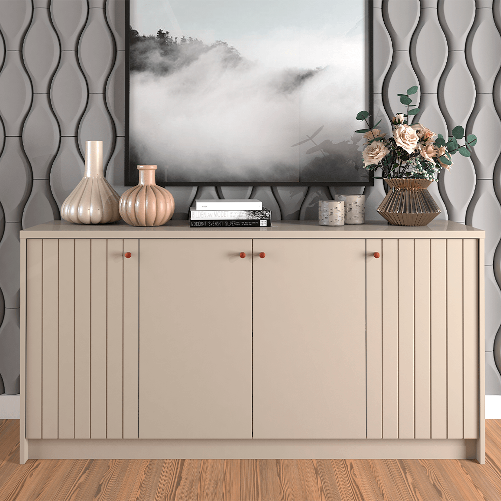 Buffet Cimol Lia 4 portas Off White