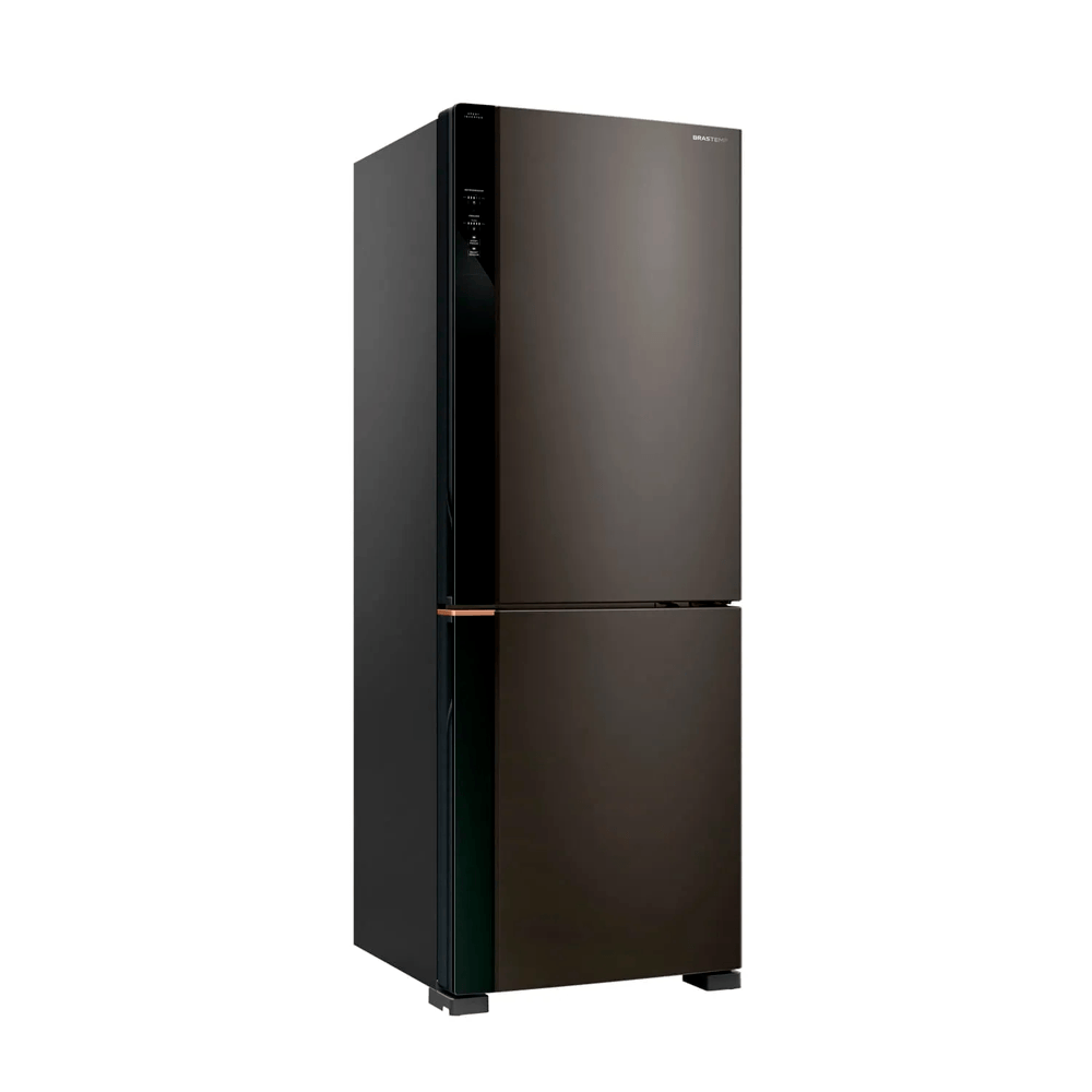Geladeira Brastemp 500L Frost Free Duplex Inverse Black Inox BRE66AE