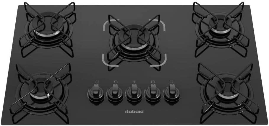 Cooktop Vidro Temperado 5 Bocas Essencial Itatiaia