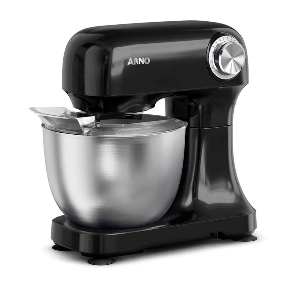 Batedeira Planetária Arno 500 W 3,5 Litros Bake Easy Preto KM10