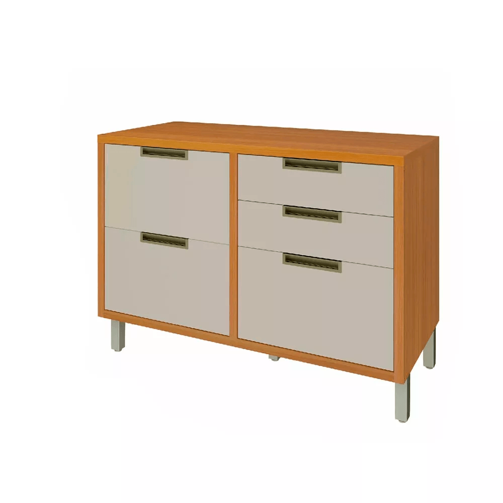 Balcão Imperatriz Nesher 1 Porta 120cm Freijo/Off white