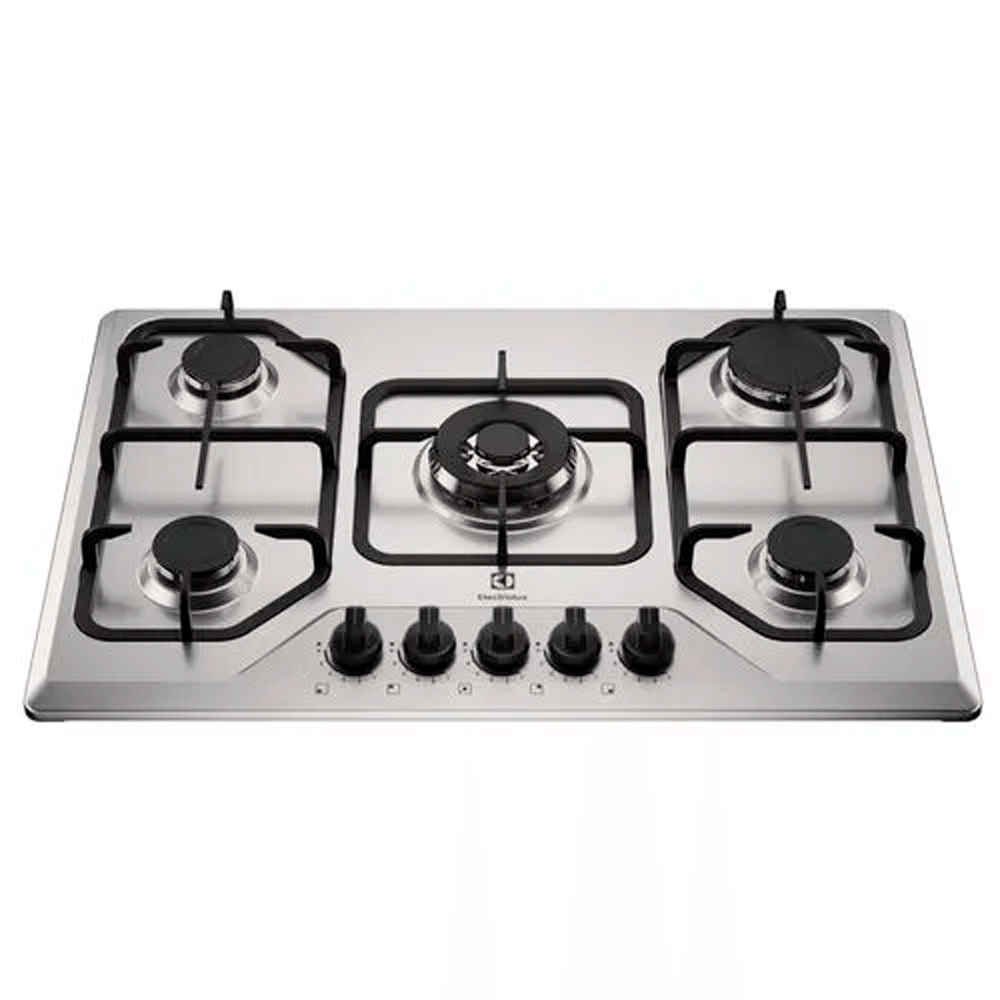 Cooktop 5 Bocas Electrolux com Mesa Inox e Acendimento Automático KE5XC