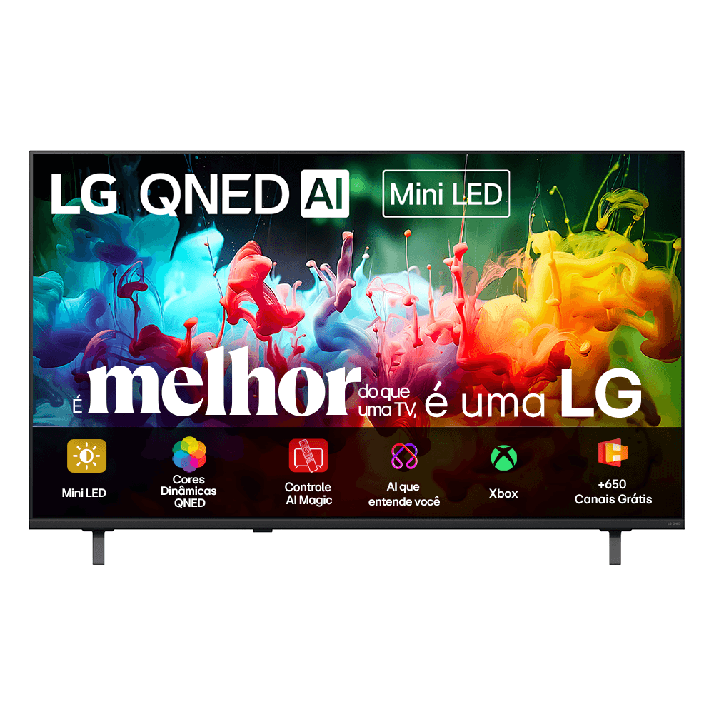 Smart TV LG QNED Mini LED AI 4K QNED70 85 polegadas 2026