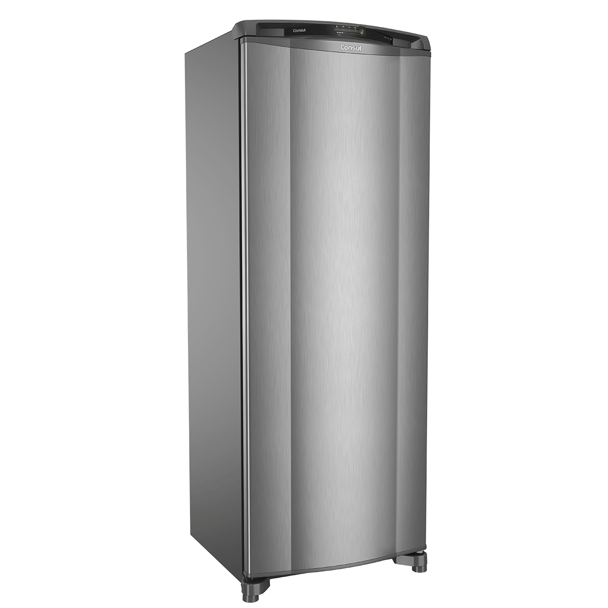 Geladeira Consul Frost Free 342L cor Inox Congelador Espaçoso CRB39AK