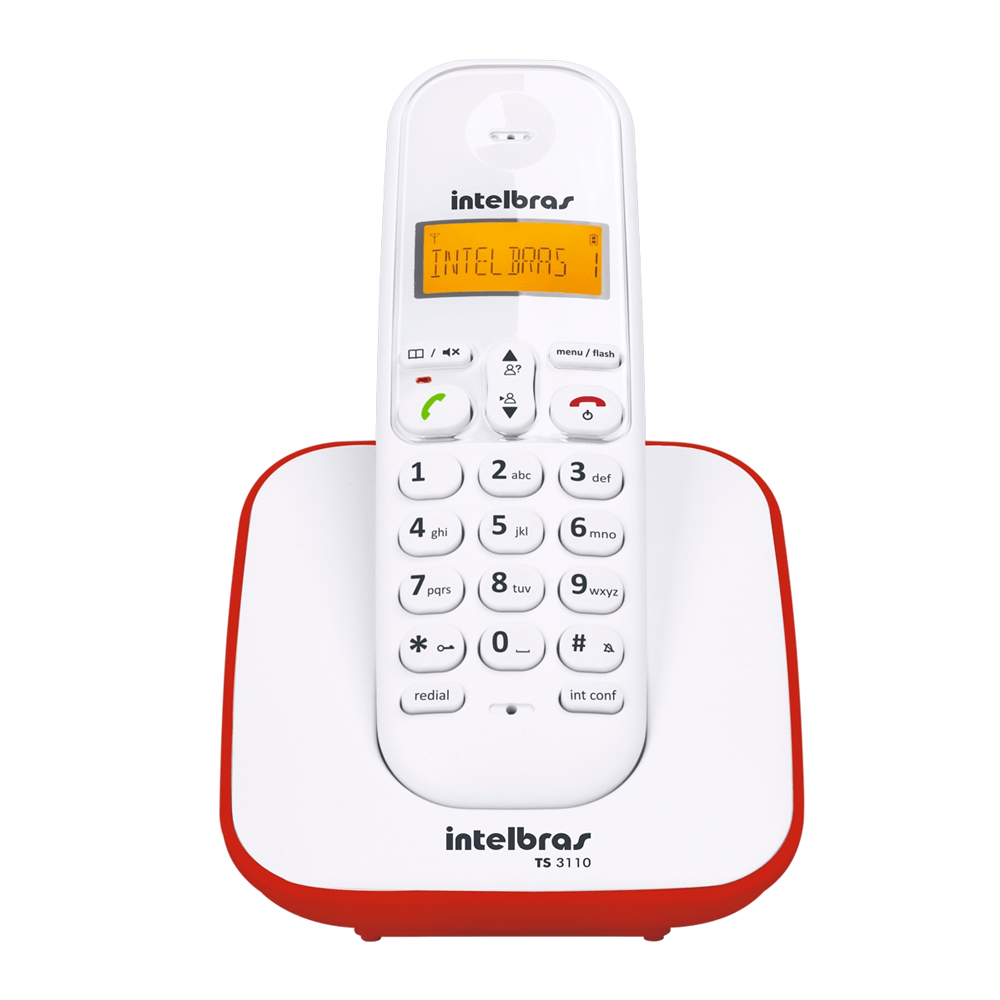 Telefone Fixo sem fio digital TS3110 com ID Chamadas Intelbras