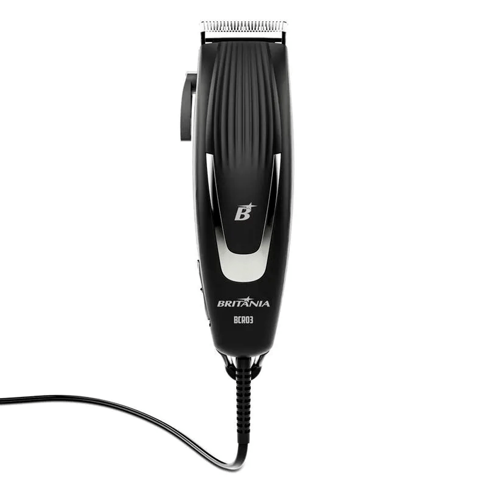 Cortador de Cabelo Britânia 18 W Preto BCR03