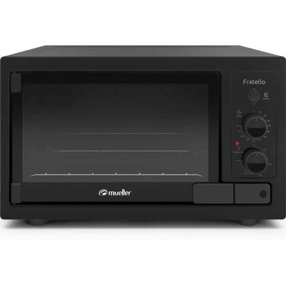 Forno Elétrico Mueller Fratello 44 Litros Grill Dourador Preto Fosco