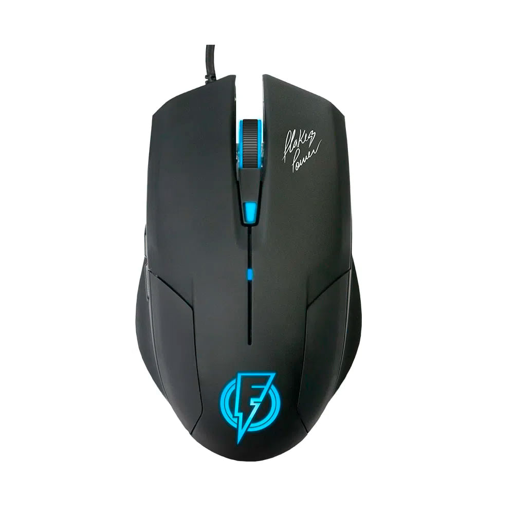 Mouse Gamer ELG FLKM002 Flakes Power Stream, Sensor Óptico, 6 Botões, 2400 DPI