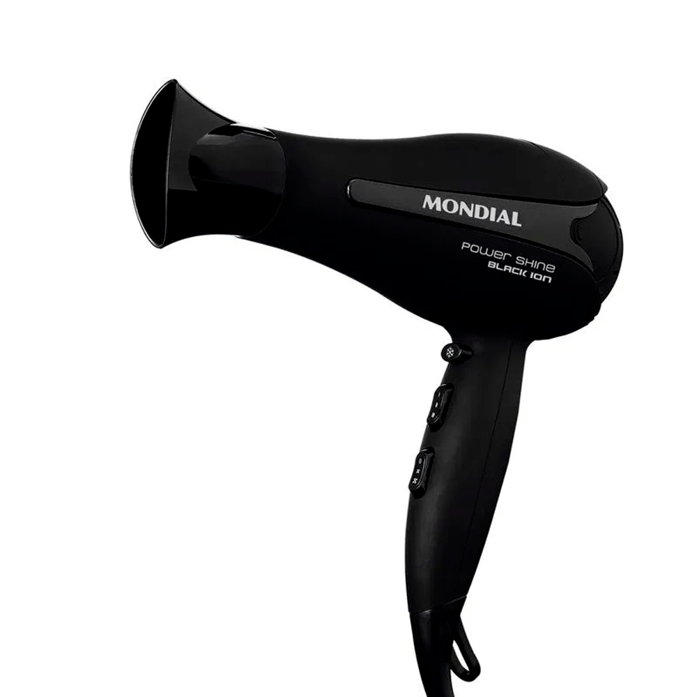 Secador de Cabelo Mondial 2000 W Power Shine Black SC13