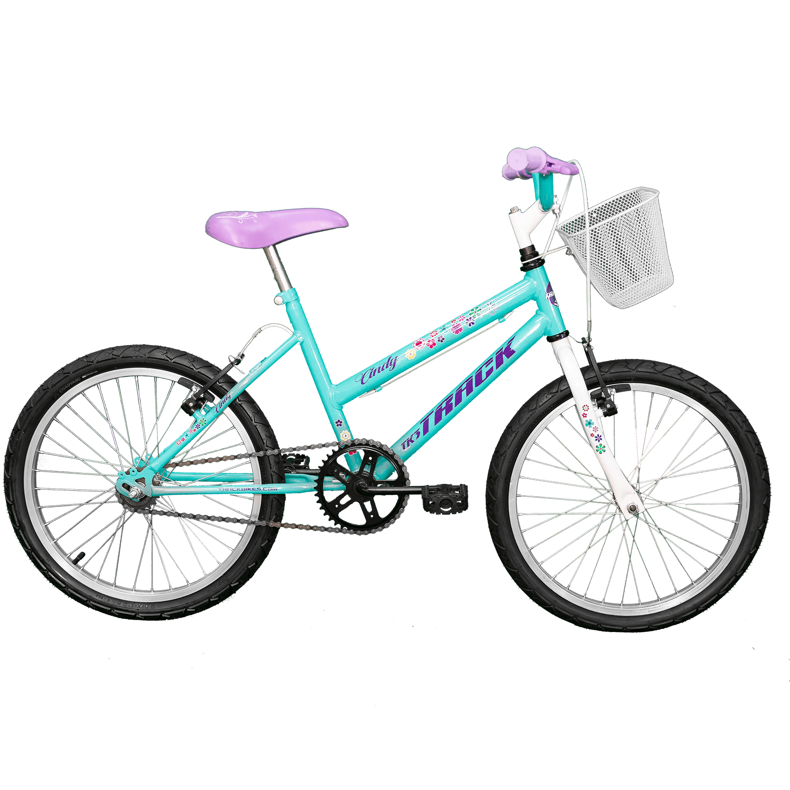 Bicicleta Track Bikes Aro 20 Cindy - Azul e Branca