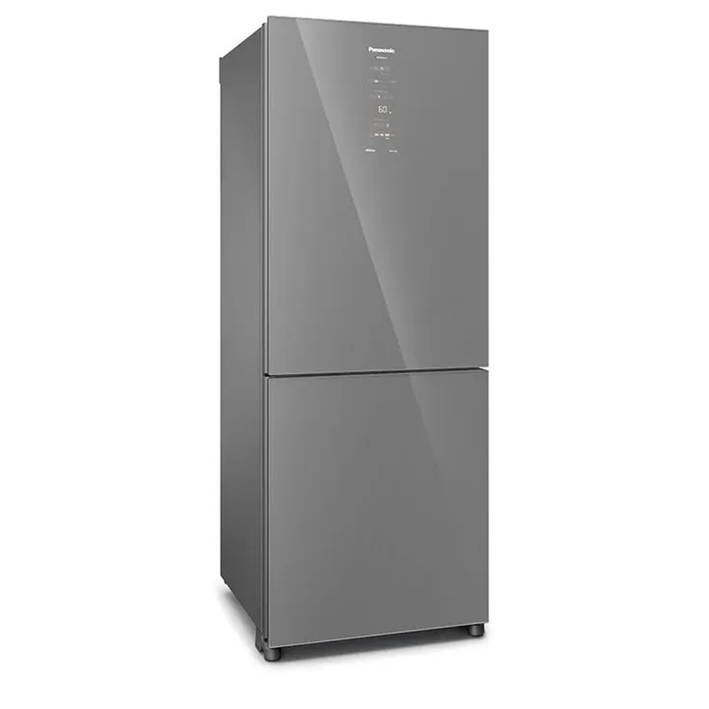 Geladeira Panasonic Frost Free Inverse 467L Inverter Diamond Glass NR-BB65GV7M