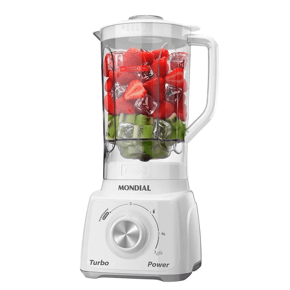 Liquidificador Mondial Turbo Power 500 W Branco L99WG