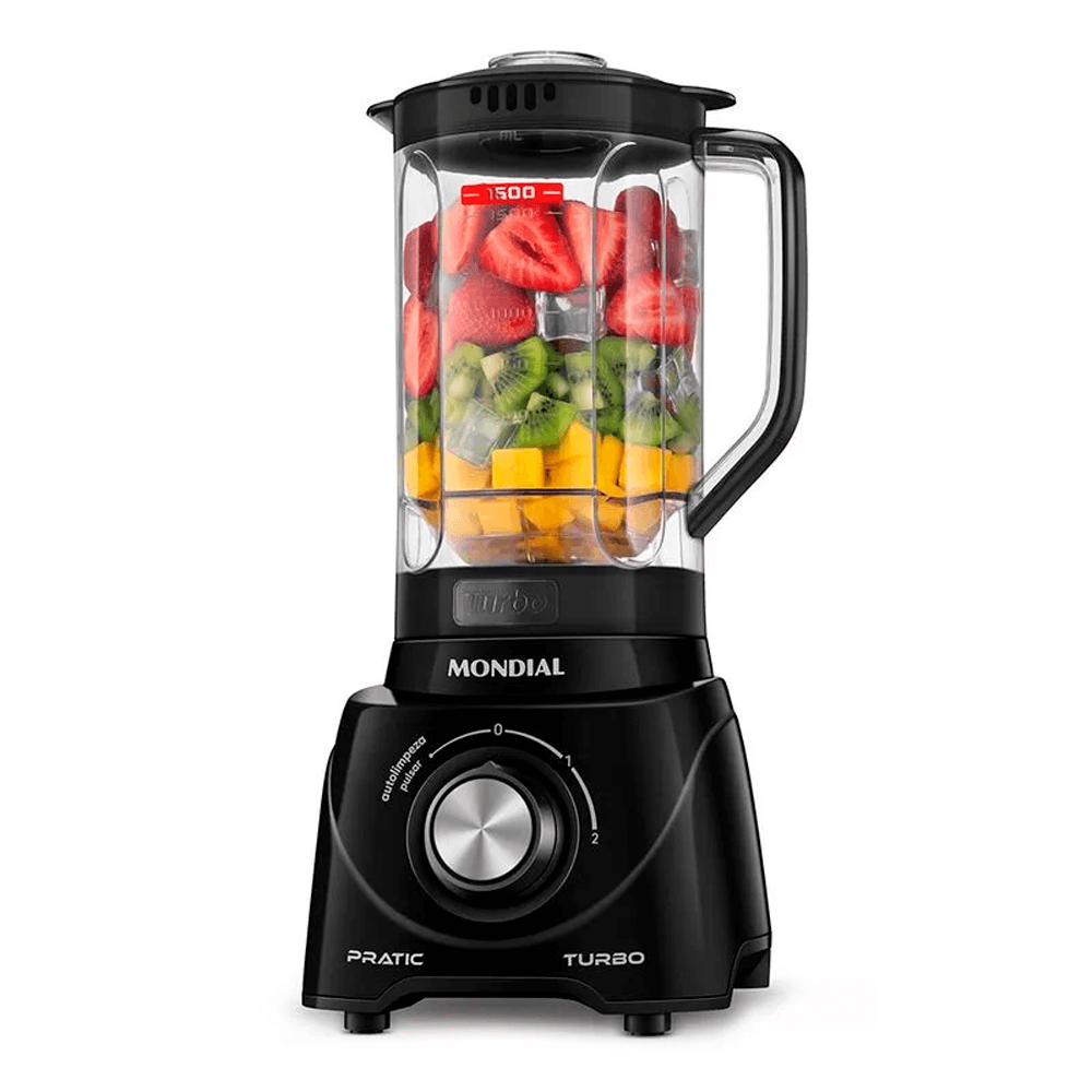 Liquidificador Mondial Pratic Turbo 2,2L 550 W Preto L98