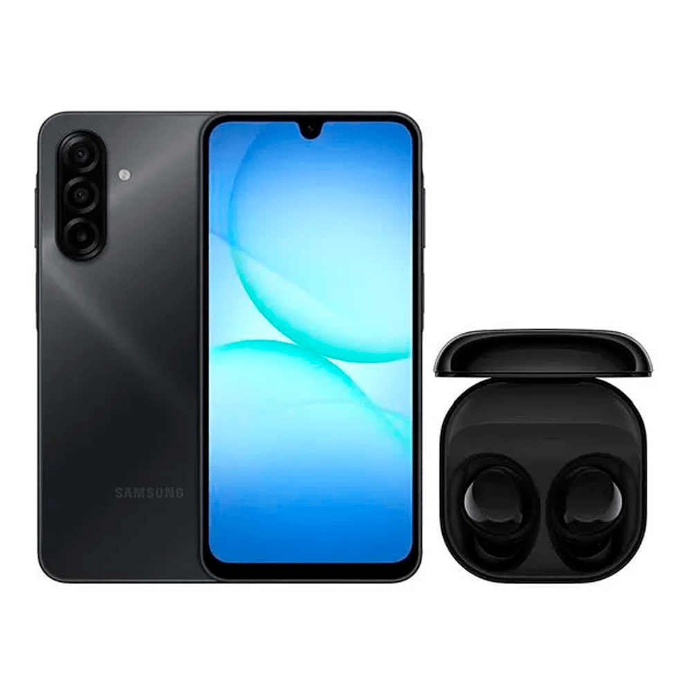 Kit Samsung Galaxy A17 4G 128 GB Preto com Galaxy Buds Core Bluetooth