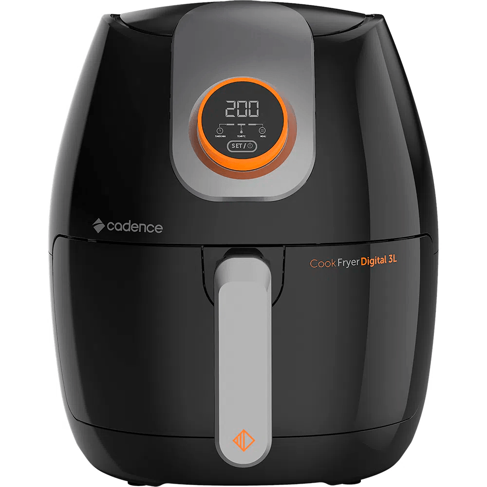 Fritadeira Sem Óleo Air Fryer Cadence FRT526 3 L Contrast Cook Fryer Digital