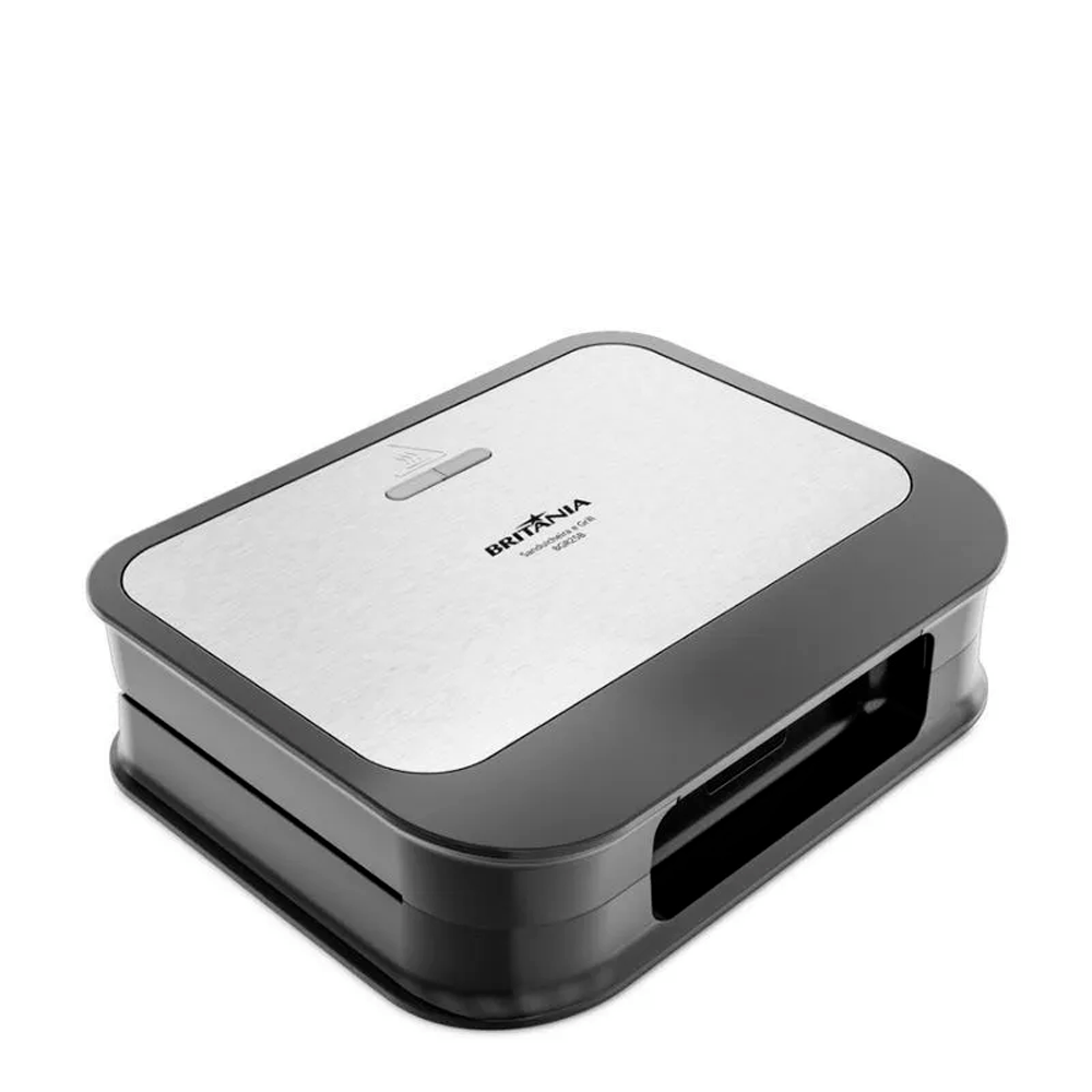 Sanduicheira e Grill Britânia 750 W Inox BGR25B