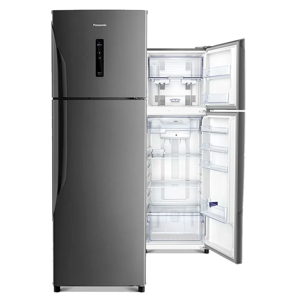 Geladeira Panasonic NR-BT43PV1T A+++ Frost Free 387L Titânio
