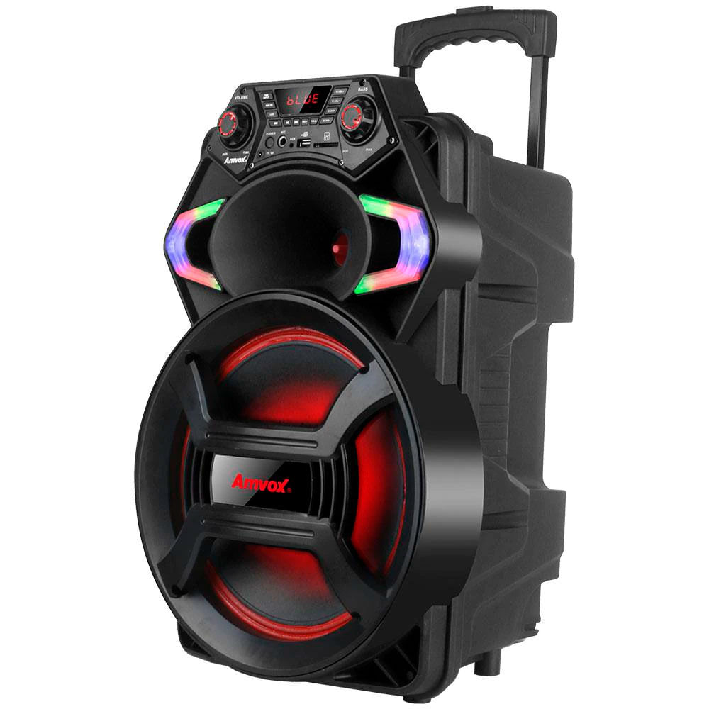 Caixa de Som Amplificada Amvox ACA550 Strondo II Bluetooth, Rádio FM, USB - 550 W