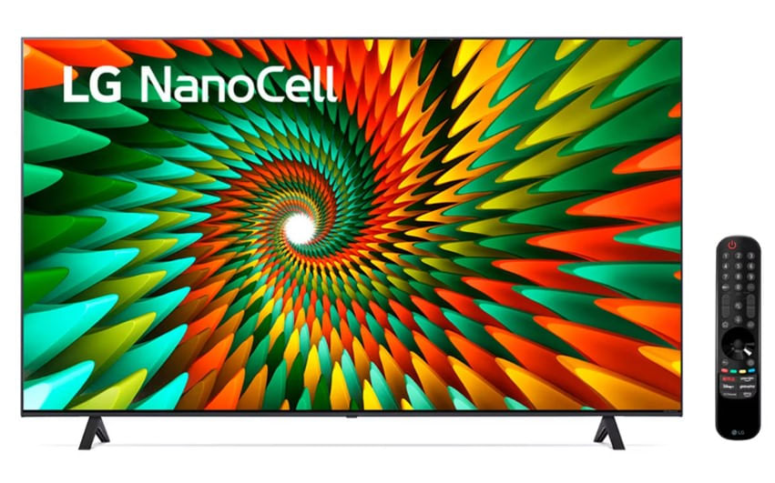 Smart TV LG NanoCell 55” 4K com GeforceNow, Alexa, Apple Home Nano77SRA