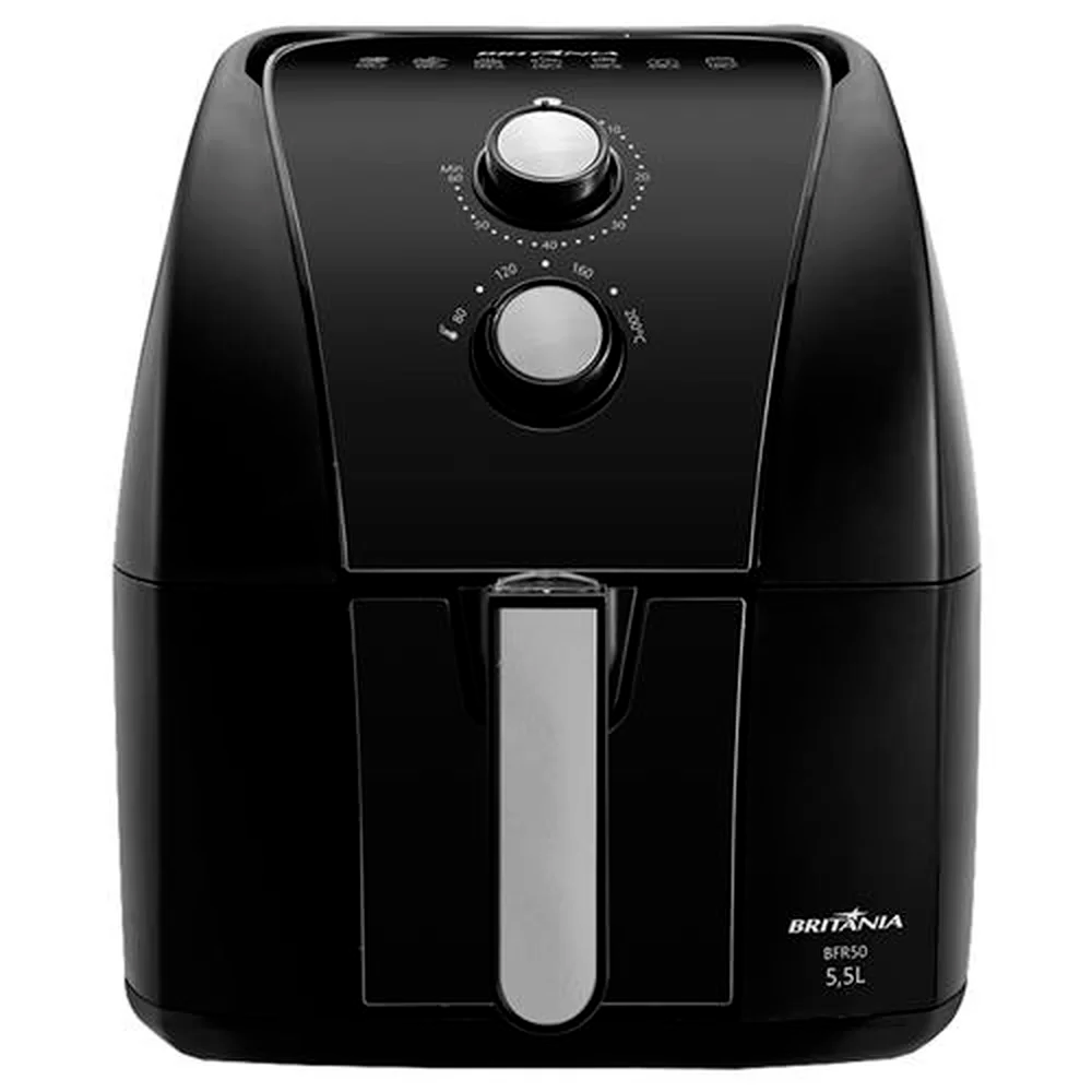 Fritadeira Air Fryer Britânia 5,5 litros Redstone 1500 W BFR50