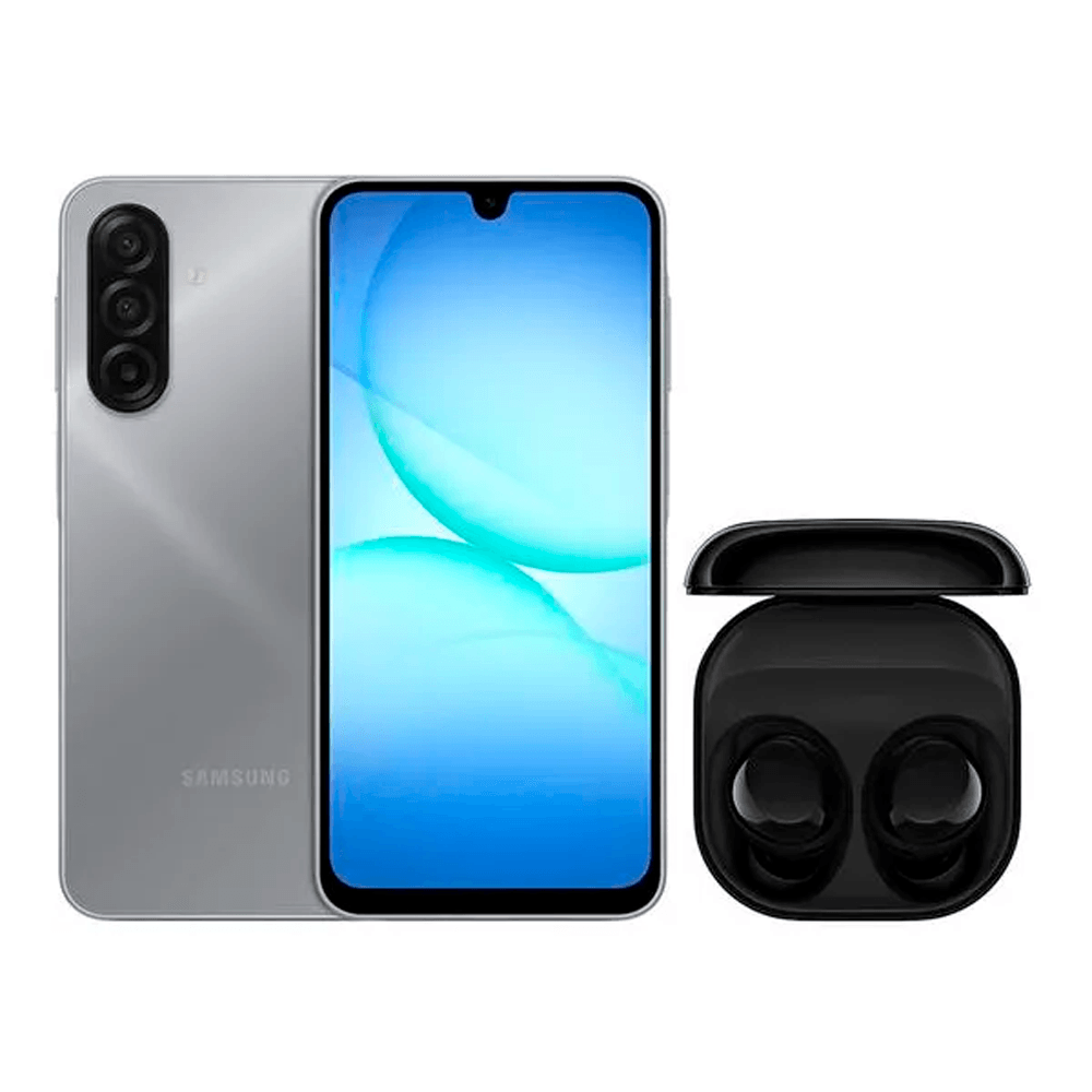 Kit Samsung Galaxy A17 4G 128 GB Cinza com Galaxy Buds Core Bluetooth