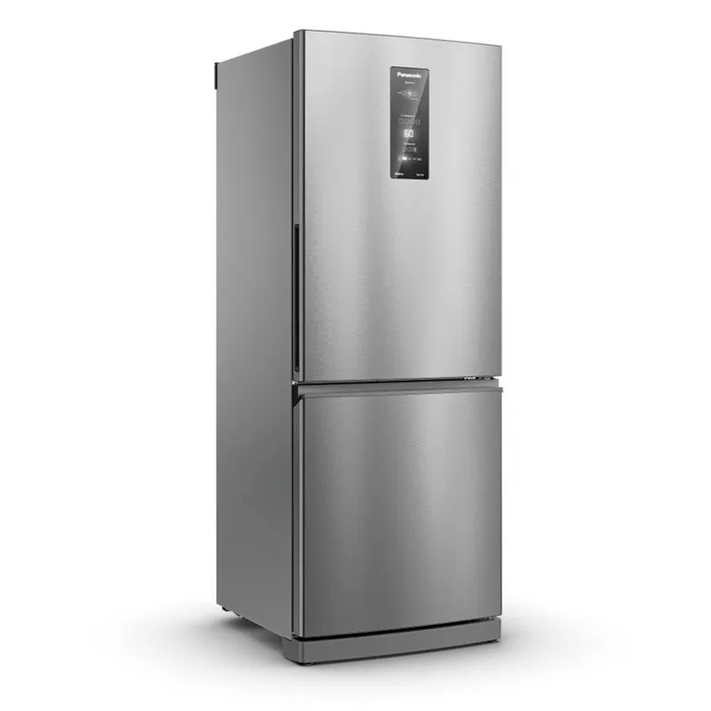 Geladeira Panasonic Frost Free Inverse 475L Inverter Aço Escovado NR-BB64PV2XA