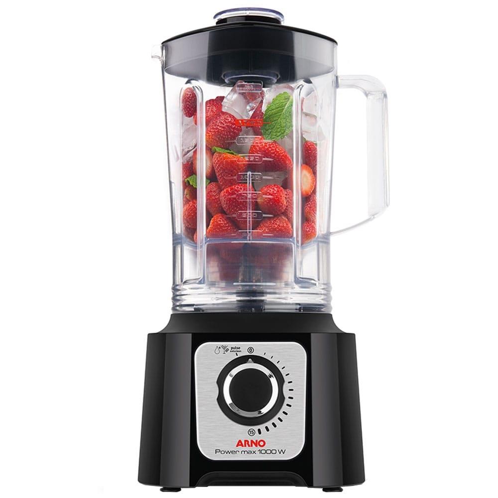 Liquidificador Arno Power Max 1000 W de Potência, 6 Lâminas, 15 Velocidades